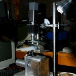 Prototype Rev2 LightField Microscope with Lytro Image Engine with 40X Microscope Objective (photo: Peter Lee)