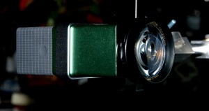 Lytro Kamera mit Tiffen 1.5x Telephoto Converter Linse (37 mm) (Foto: Peter Lee)