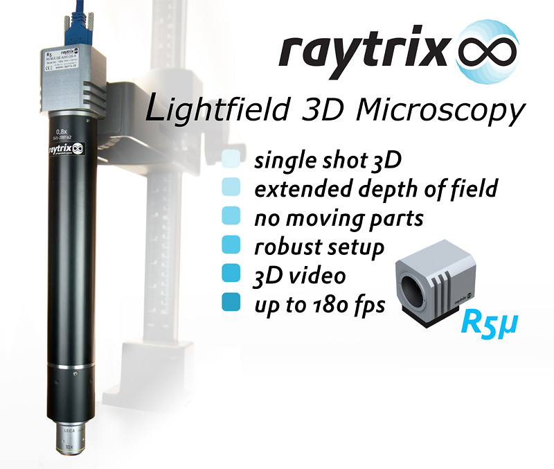 Lightfield 3D Microscopy: Raytrix Showcases the R5µ (picture: Raytrix)