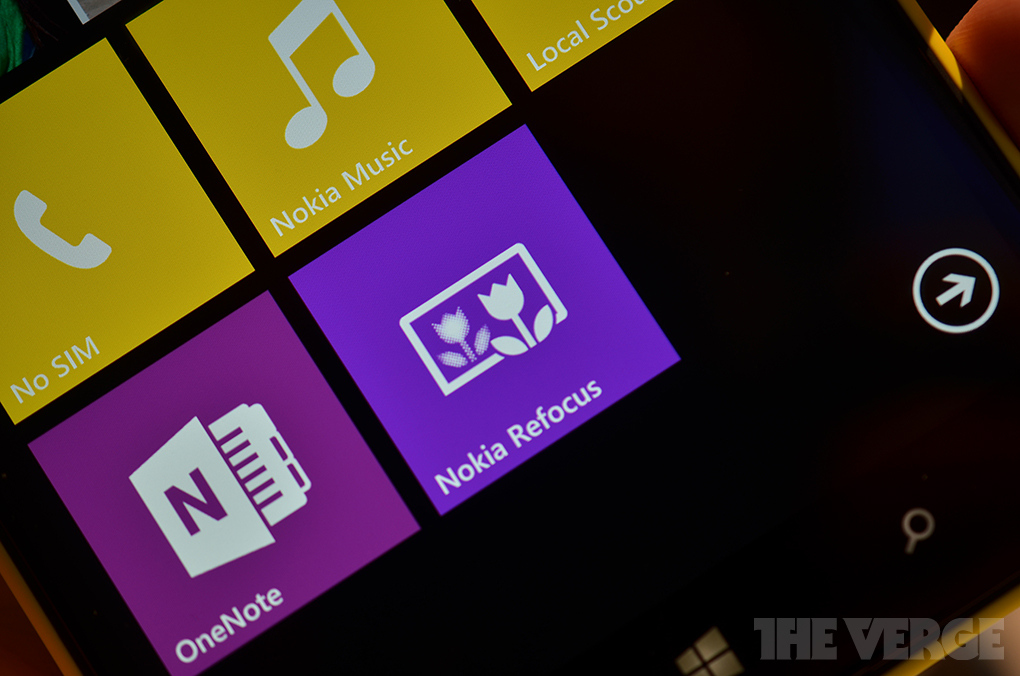Nokia Refocus: Refocus App for Lumia Phones with Windows Phone 8 (photo: The Verge)