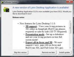 Lytro Desktop 3.1: Lebende Bilder in 3D, Alles in Fokus, Vollbild-Modus und mehr