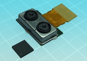 Toshiba Prepares First Sample Shipments of TCM9518MD Dual Camera Module with Refocus and More (picture: Business Wire)
