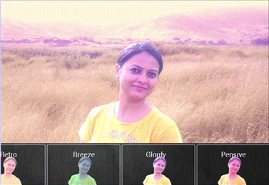 Tesseract's Chroma ermöglicht 3D Farbfiler à la Instagram, aber mit automatischer Trennung von Vorder- und Hintergrund-Elementen (Bild: Tesseract)