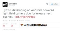 Evleaks stirrs up rumours about an upcoming Android-powered Lytro camera. (Screenshot)