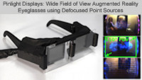 Nvidia Pinlight Display: Light Field Glasses for Augmented-Reality Applications (picture: Siggraph 2014 website)