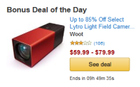 Amazon.com: Select Lytro Light Field Cameras up to 88% Off, Only Today