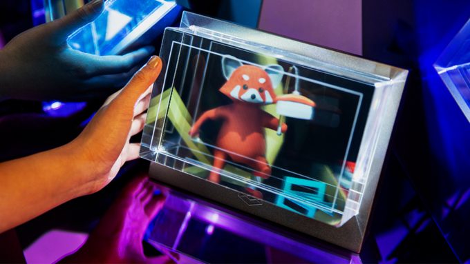 The Looking Glass: Light Field Display, Conference Talk, and Vimeo Hologram Streaming
