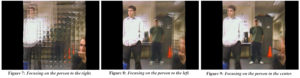 Software refocus demonstration based on the Real-Time Distributed Light Field Camera, exhibiting rendering artifacts (image: Yang et al., 2002)