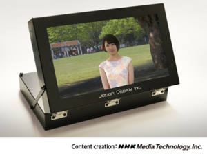 The Light Field Display Moving Image System, a 17 inch light field display developed in Japan (photo: Japan Display Inc.)